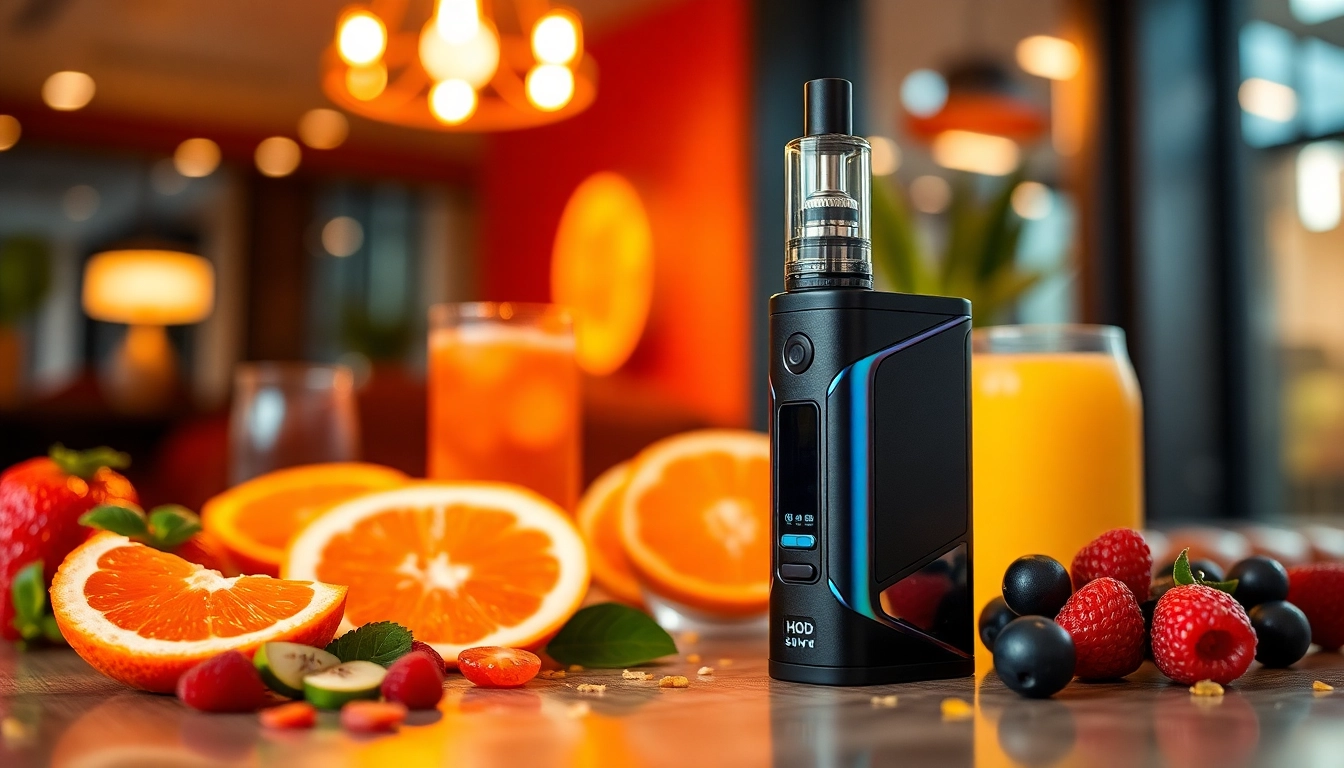 Discover the vibrant flavors of HQD Surv kaufen with this stylish vape display showcasing diverse options.