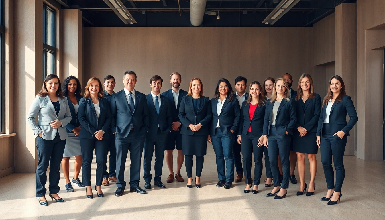 Showcase of company headshots featuring diverse professionals successfully projecting confidence and approachability.