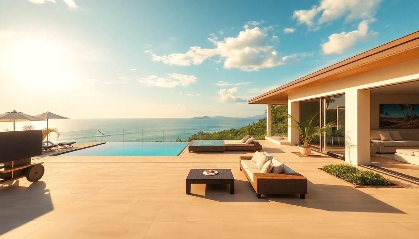 Phuket real estate agents showcase luxurious villa with breathtaking ocean views in Phuket.