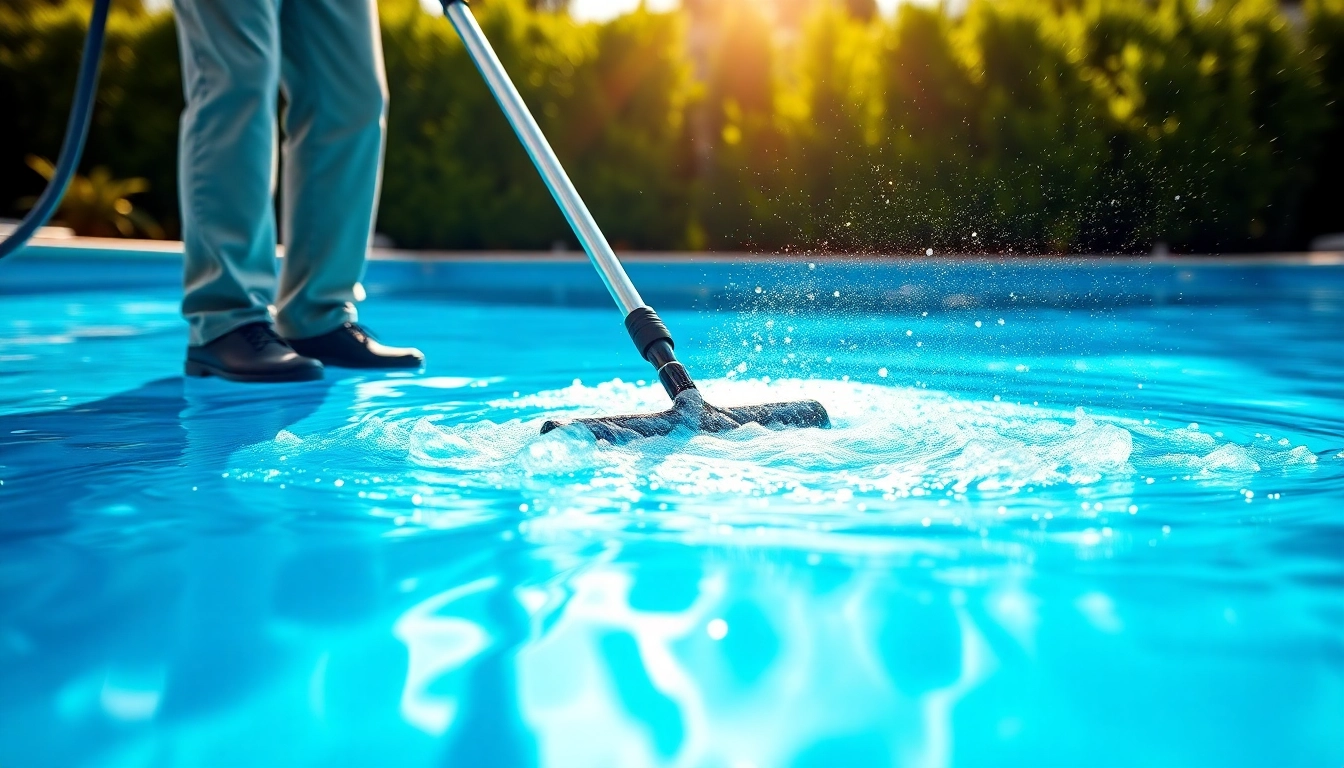 Expert pool cleaning service near me ensuring a sparkling clear swimming pool environment.