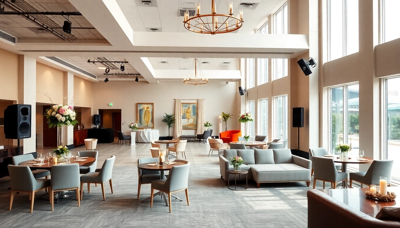 Host your events at le lieu, featuring an elegant interior with versatile seating and sophisticated decor.