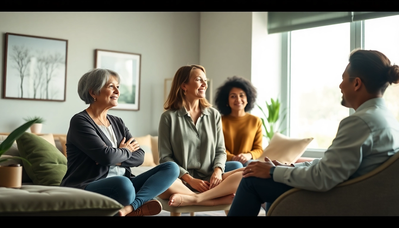 Engaging relationship coach providing guidance to a couple in a calm office setting