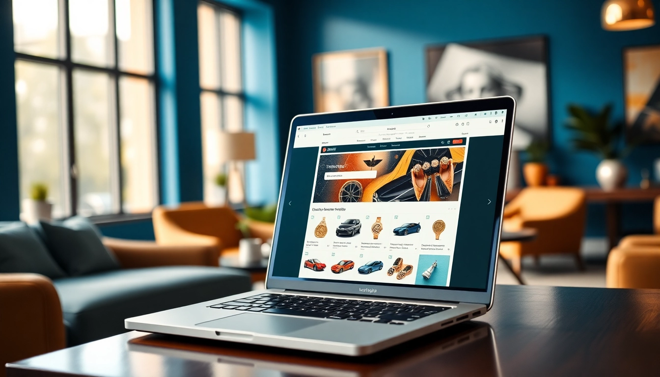 Experience luxury auctions on https://www.avtales.com with a sleek interface and vibrant workspace.
