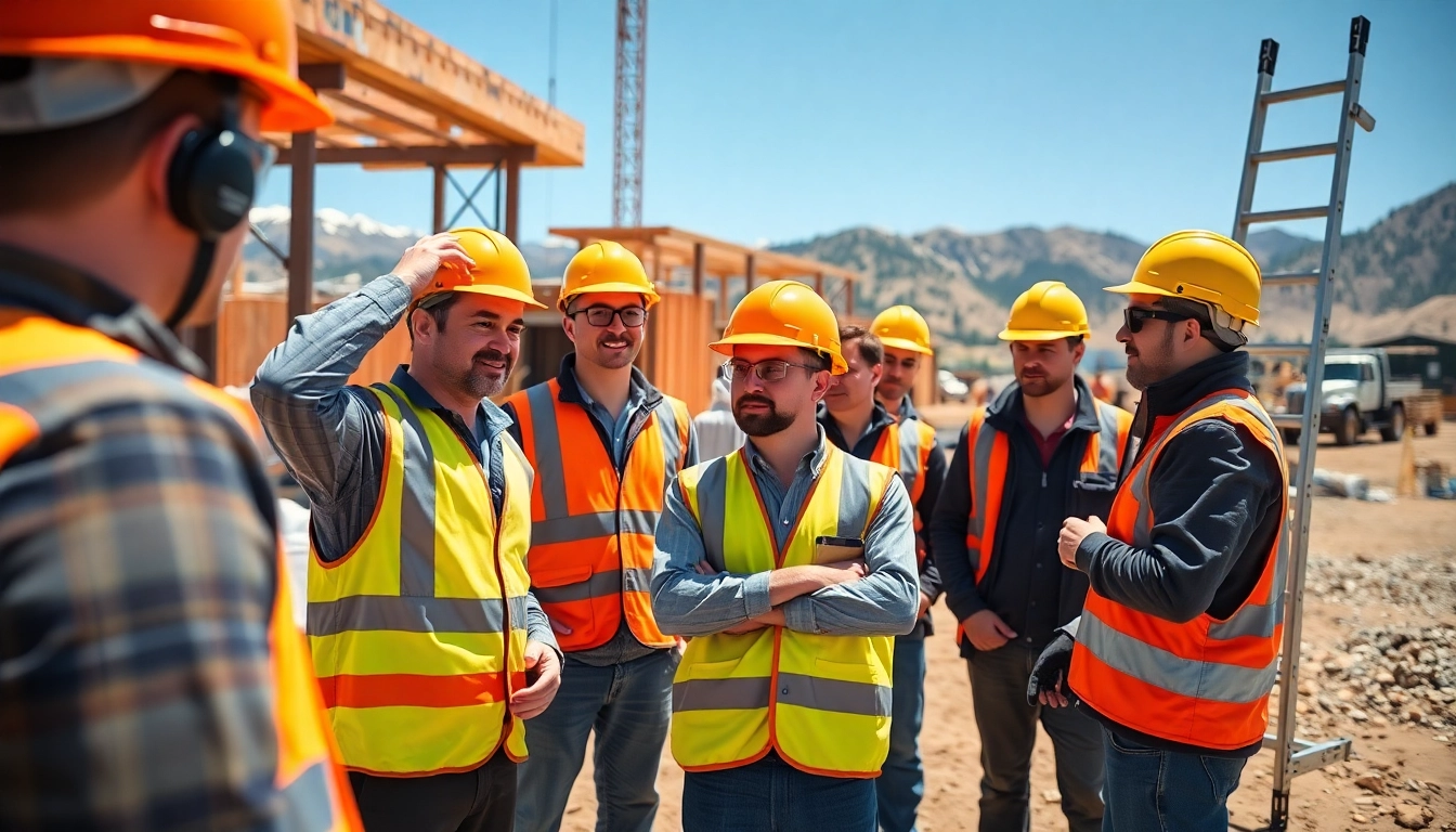 Enhance construction safety training colorado with a diverse team engaged in hands-on safety exercises.