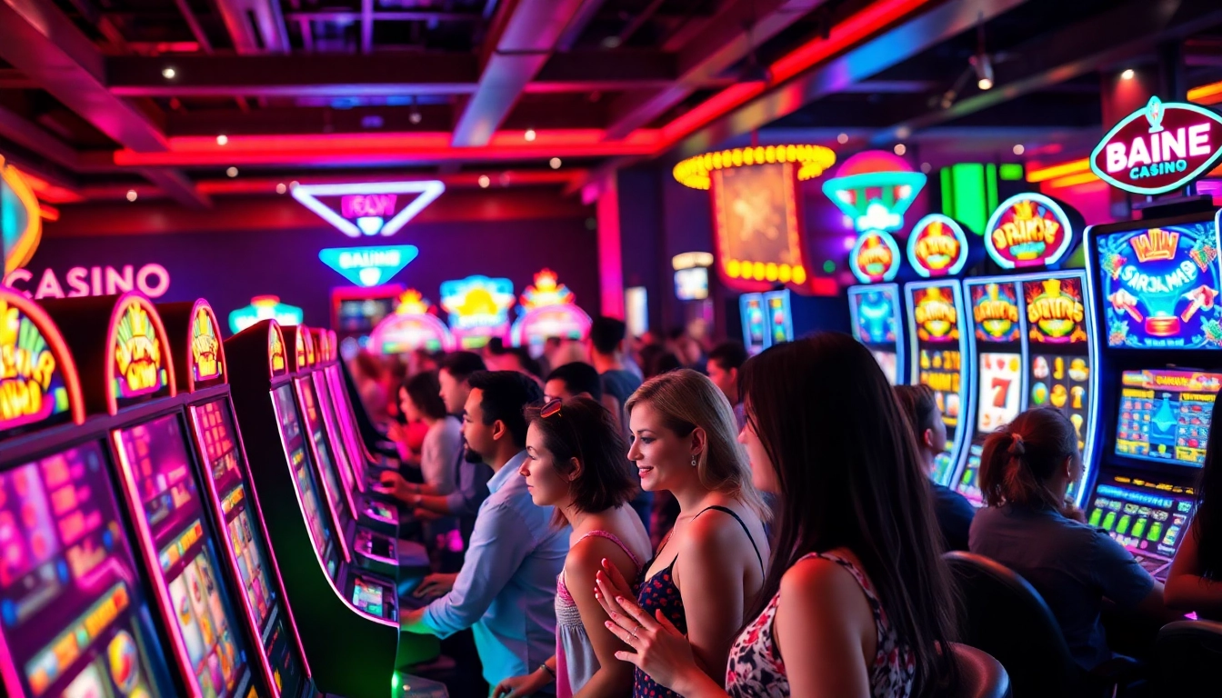 Experience the thrilling vibrancy of slot machines at https://slotbuff3.com, engaging players in a dynamic gaming scene.
