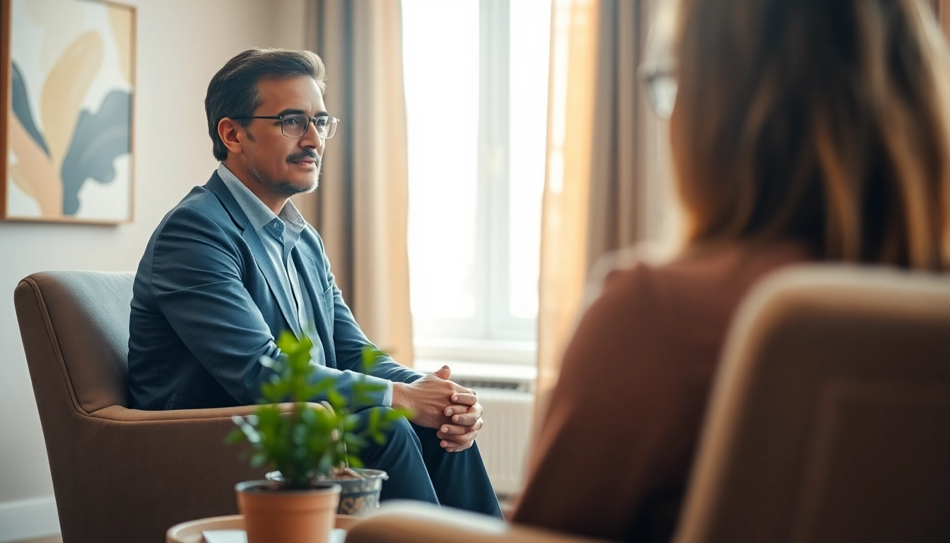 Helping individuals deal with grief during a supportive therapy session.