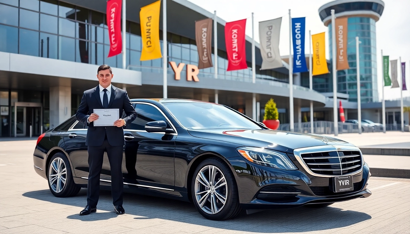 Experience premium car service YVR with a professional chauffeur and luxury sedan at Vancouver Airport.