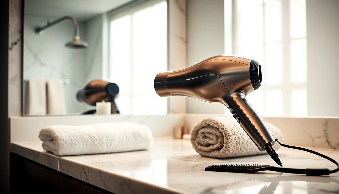 Enhance your styling routine with the Styler hair dryer featuring a sleek design and premium features.