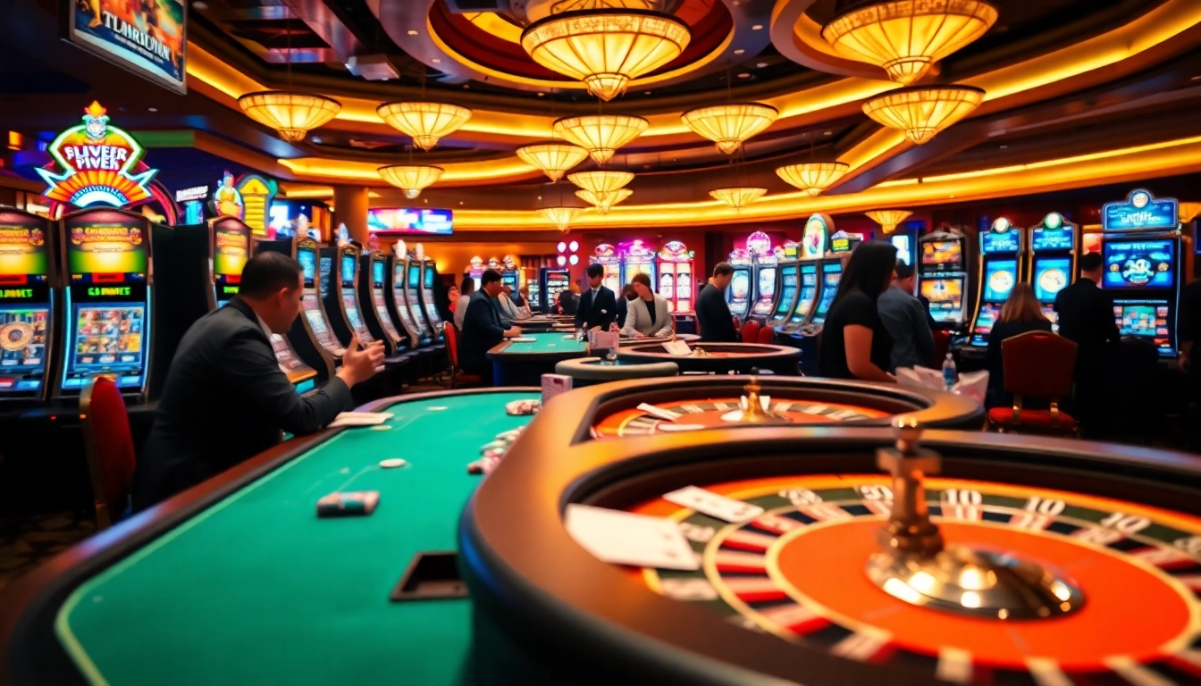 Experience the excitement of TPower casino with vibrant games and engaging players in action.