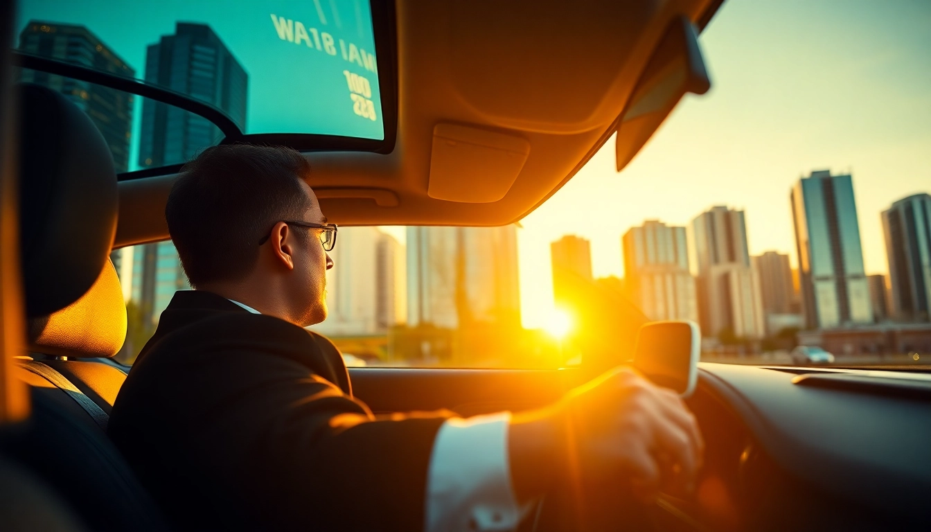 Reliable car service vancouver bc featuring a professional chauffeur and luxury vehicle in the city.