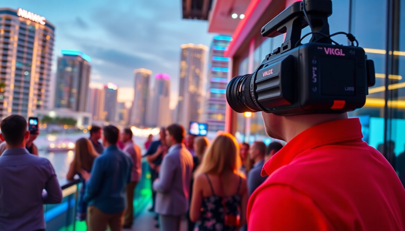 Capture the essence of Miami Corporate Event Videography Photography amidst a vibrant corporate event setting.
