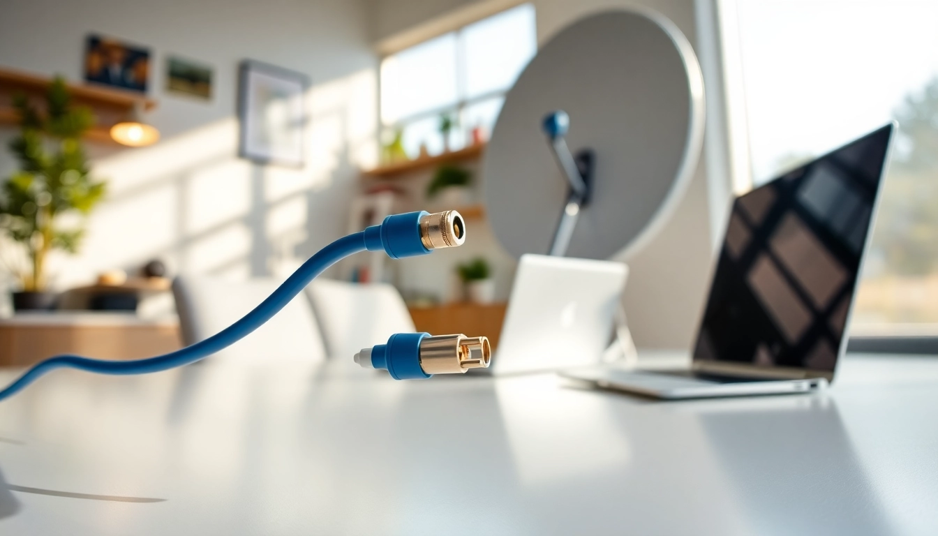 Show how to install a starlink mini 12v cable in a home office for optimal connectivity.