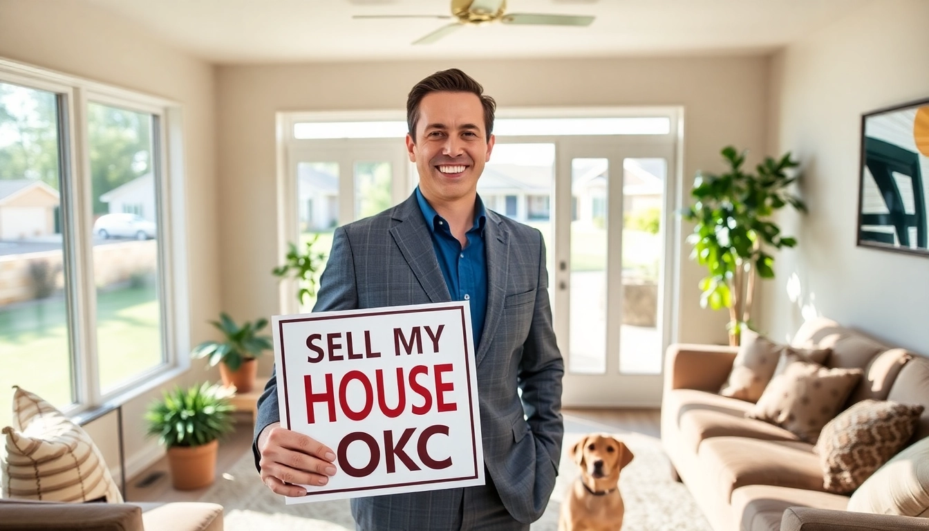Sell my house fast okc with a friendly agent in a welcoming living room setting.