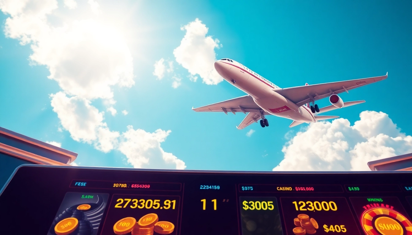 Engaging scene featuring Aviator Fire85 game with an airplane soaring, highlights excitement.