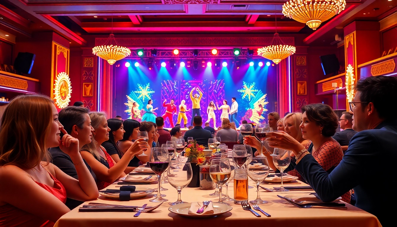 Dinner shows in las vegas offer lively performances and elegant dining experiences.