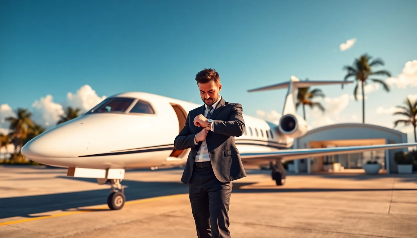 Private jet charter West Palm Beach service showcasing luxury and convenience.