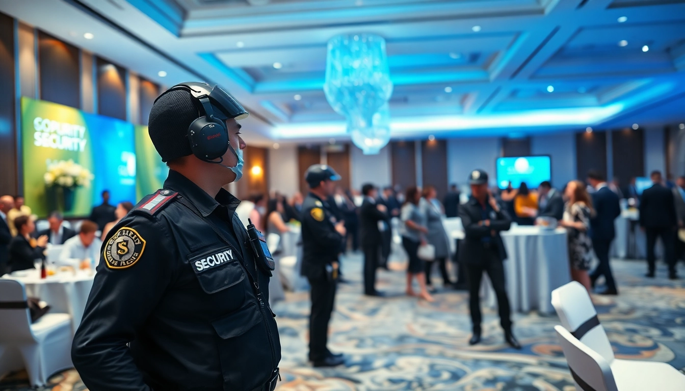 Providing security services West Bromwich efficiently at a corporate event with professional personnel and equipment.