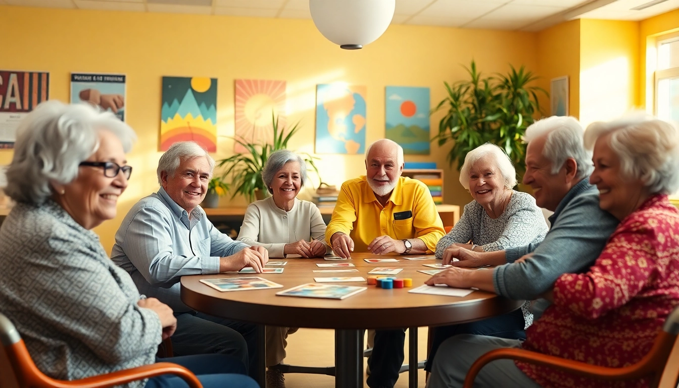 Seniors enjoying activities at a senior center Las Vegas Nevada fostering community engagement.