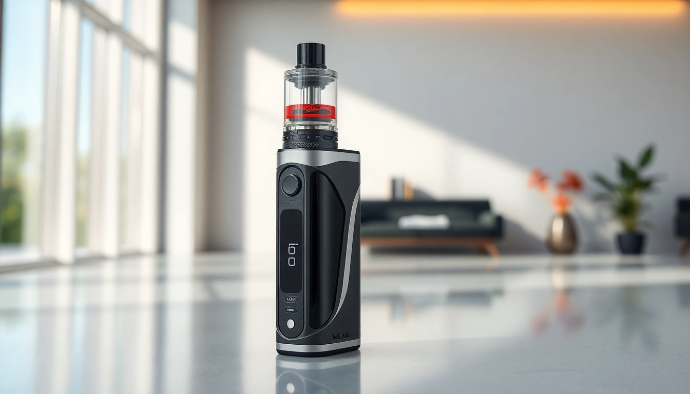 Showcasing the NEXA Ultra 50000 Puffs vape with stylish design and vibrant colors against a clean background.