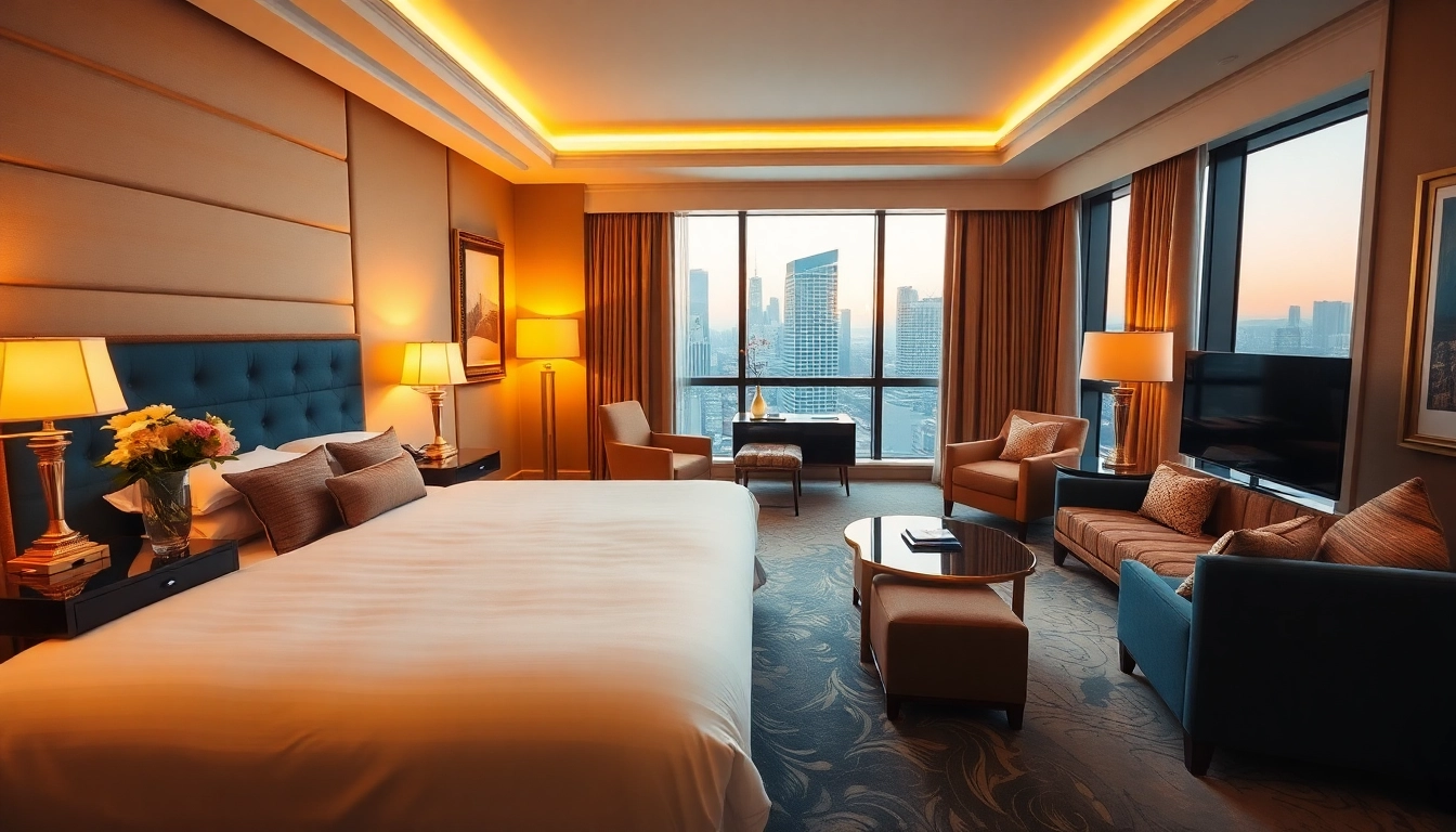 Descubra un lujoso hotel suite con elegancia y comodidad en luxury12